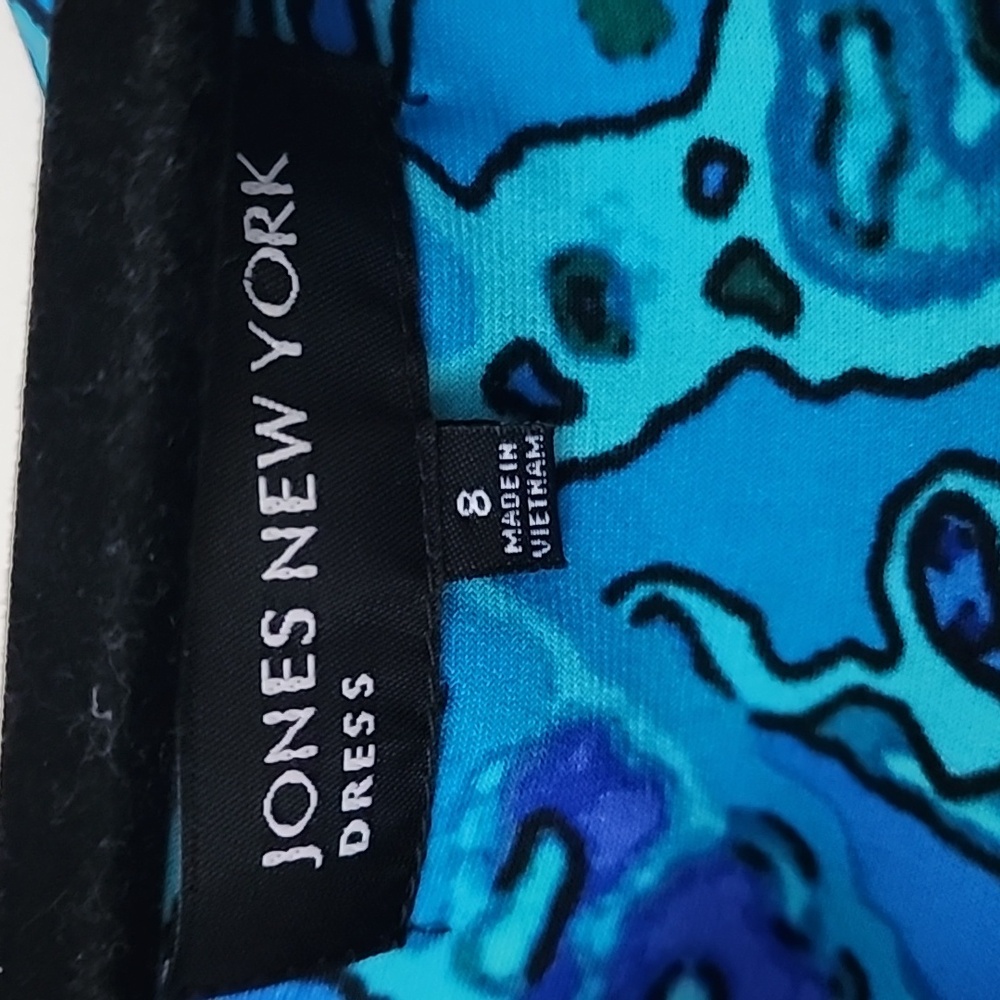 Jons new york Sleeveless Jersey Fit & Flare  Dress.size 8 - Picture 3 of 3